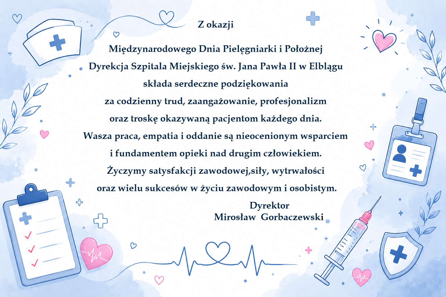 Dzień pielęgniarki i połoznej 2026 życzenia